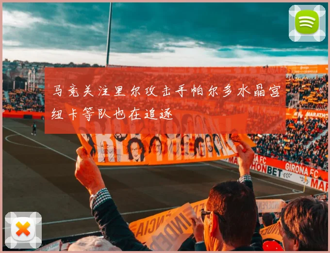 马竞关注里尔攻击手帕尔多水晶宫纽卡等队也在追逐