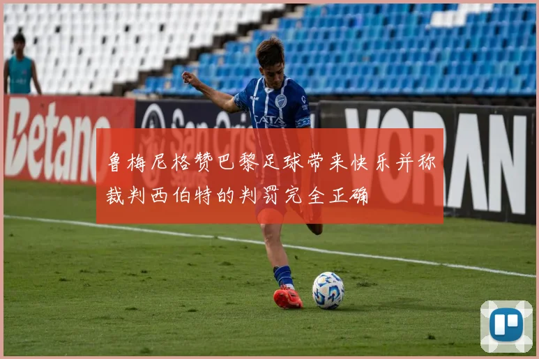 鲁梅尼格赞巴黎足球带来快乐并称裁判西伯特的判罚完全正确