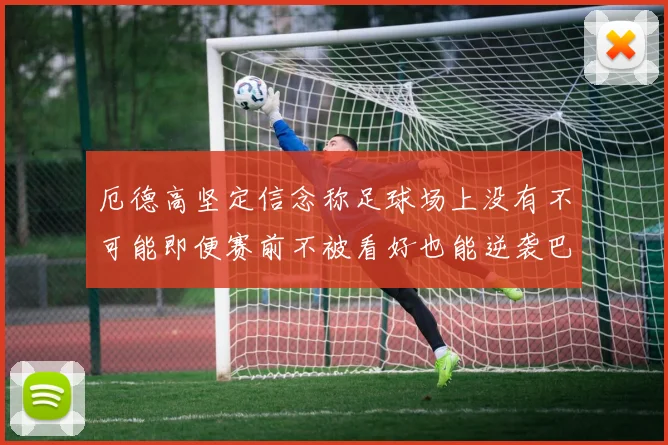 厄德高坚定信念称足球场上没有不可能即便赛前不被看好也能逆袭巴西